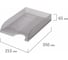 Лоток горизонтальный для бумаг BRAUBERG Standard, 350x253x65 мм, тонированный серый 238348 4