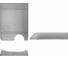 Лоток горизонтальный для бумаг BRAUBERG Standard, 350x253x65 мм, тонированный серый 238348 7