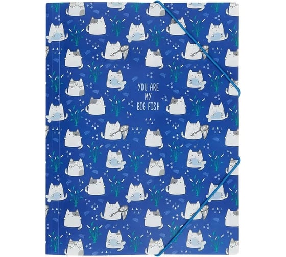 Папка на резинке MESHU Say Meow А4, 500 мкм MS39558 MS_39558