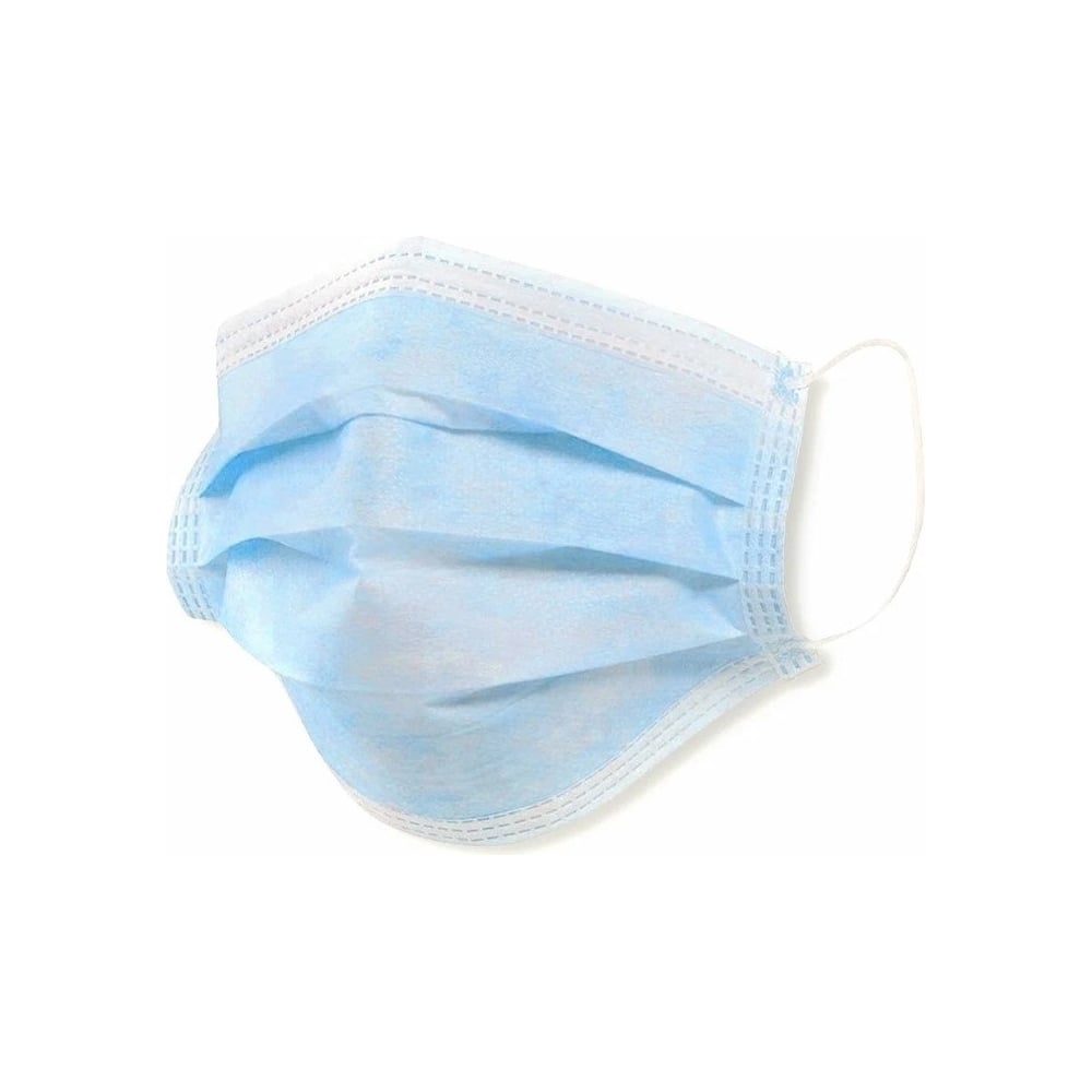 Маска медицинская одноразовая ФЭСТ из нетканого материала нестерильная ...