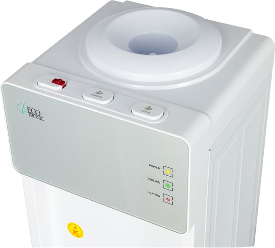 Кулер напольный ECOTRONIC K23-LCE XS white-silver 12619