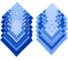 Платки носовые Этель мужские, 30х30 см, набор 12 шт, Синий, рис. микс, 100% хлопок 1696469 2