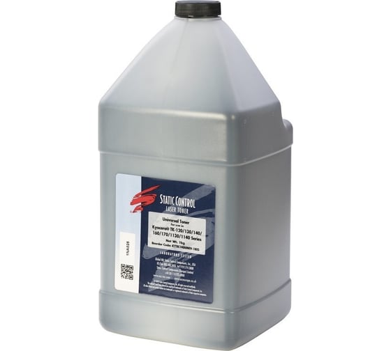 Тонер STATIC CONTROL KYTKUNIV-1KG черный, флакон 1000 гр., Kyocera TK-120/130/140/160/170/1130/1140/310 1396438