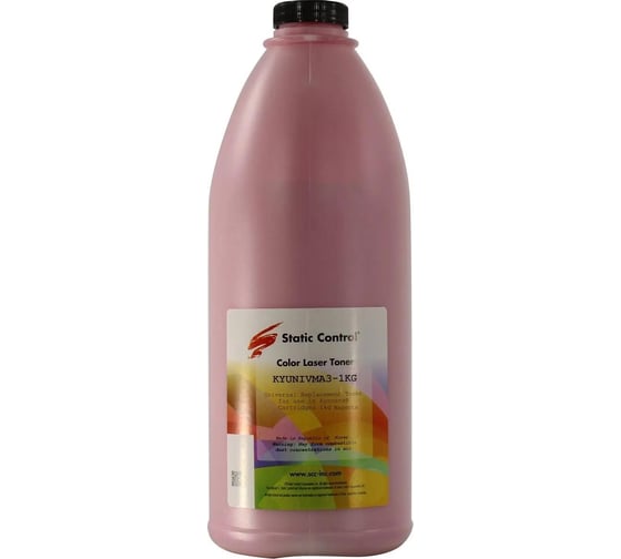 Тонер STATIC CONTROL KYUNIVMA3-1KG пурпурный, флакон 1000 гр., для принтера Kyocera FSC5100DN/TA250ci 1829250 1