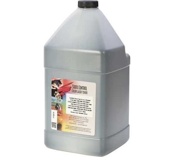 Тонер STATIC CONTROL OKIUNIV3-1KG-K черный, флакон 1000 гр., для принтера Oki C3300N5500 1739111