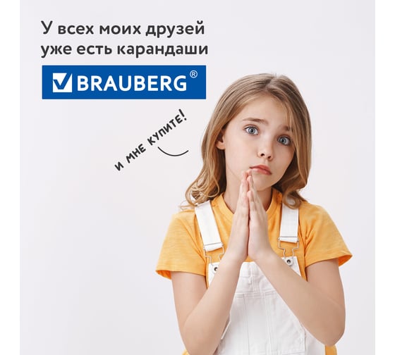 Карандаши цветные BRAUBERG классические, 24 ярких цвета, Premium, комплект 880547