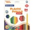 Карандаши цветные BRAUBERG классические, 24 ярких цвета, Premium, комплект 880547 1