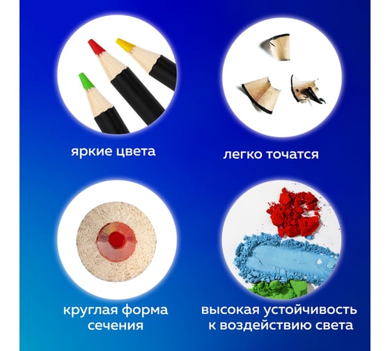 Карандаши художественные BRAUBERG мягкие 24 ярких насыщенных цвета, Art Classic, комплект 880555