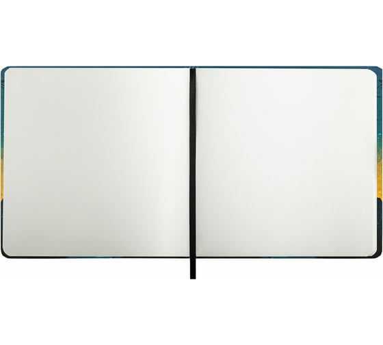 Скетчбук для маркеров BRAUBERG 120 г/м2, 195x195 мм, 60 листов, твердая обложка, резинка, Art, Замок 115104
