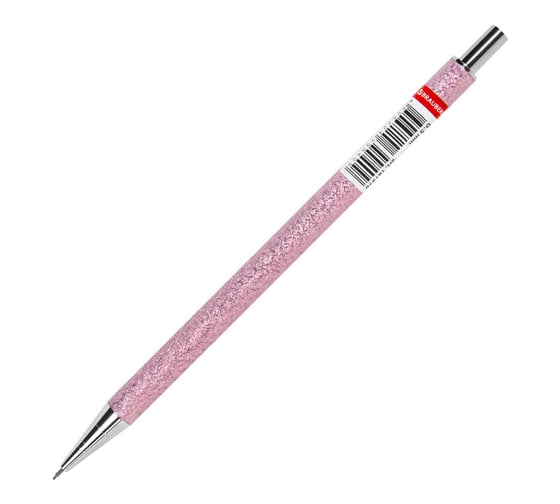 Карандаш механический BRAUBERG 0,5 мм, HB, Rose Pink, металлический корпус 181979