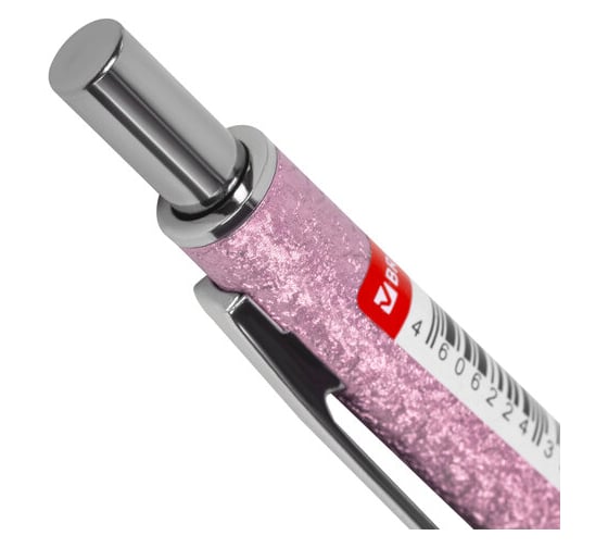 Карандаш механический BRAUBERG 0,5 мм, HB, Rose Pink, металлический корпус 181979