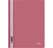 Папка-скоросшиватель Стамм, 10 шт в комплекте, пластиковый, А4, 180 мкм, розовая с прозрачным верхом ММ-31268