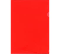 Папка-уголок Стамм, А4, 150 мкм, непрозрачная, 20 шт в комплекте, красная ММ-32265