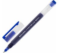 Гелевая ручка BRAUBERG X-WRITER увеличенная длина письма 1 800 м, синяя, стандартный узел 0.5 мм 144134