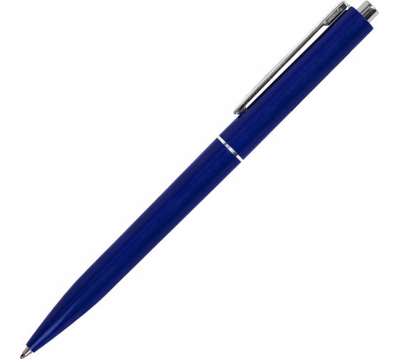 Автоматическая шариковая ручка BRAUBERG X17 Blue, синяя, корпус синий, стандартный узел 0.7 мм, линия письма 0.5 мм 144157