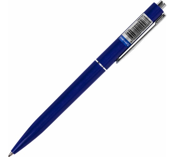 Автоматическая шариковая ручка BRAUBERG X17 Blue, синяя, корпус синий, стандартный узел 0.7 мм, линия письма 0.5 мм 144157