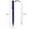 Автоматическая шариковая ручка X17 Blue BRAUBERG, синяя, корпус синий, стандартный узел 0.7 мм, линия письма 0.5 мм 12 шт 144157 3