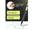 Гелевые ручки BRAUBERG X-WRITER увеличенная длина письма 1 800 м, черные, 4 шт., стандартный узел 0.5 мм 144136 3