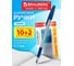Шариковые ручки с грипом BRAUBERG i-STICK Point, 10+2 шт., синие, линия письма 0.35 мм 144025 2