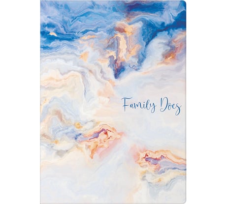 Семейная папка-органайзер Staff для 4-х комплектов документов, Marble 2, А4, цветной принт 238341