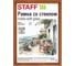 Рамка Staff 21x30 см, со стеклом, багет 17 мм, дерево, Classic, темно-коричневая 391363 1