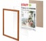 Рамка Staff 21x30 см, со стеклом, багет 17 мм, дерево, Classic, темно-коричневая 391363 4