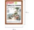 Рамка Staff 21x30 см, со стеклом, багет 17 мм, дерево, Classic, темно-коричневая 391363 8