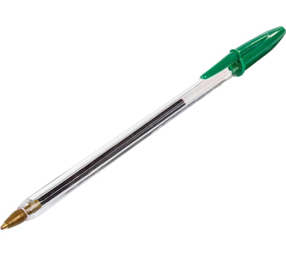 Шариковая ручка Staff Basic Bp-01 письмо 750 м, зеленая, длина корпуса 14 см, узел 1 мм 143739