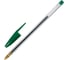 Шариковая ручка Staff Basic Bp-01 письмо 750 м, зеленая, длина корпуса 14 см, узел 1 мм 143739 1