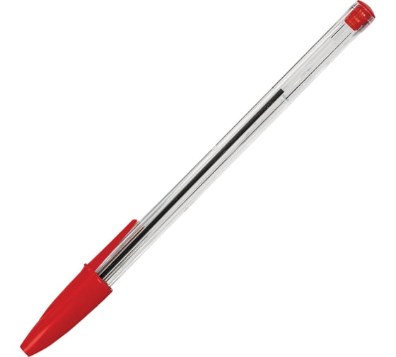 Шариковая ручка Staff Basic Bp-01 письмо 750 м, красная, длина корпуса 14 см, узел 1 мм 143738
