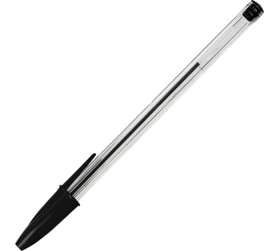 Шариковая ручка Staff Basic Bp-01 письмо 750 м, черная, длина корпуса 14 см, узел 1 мм 143737