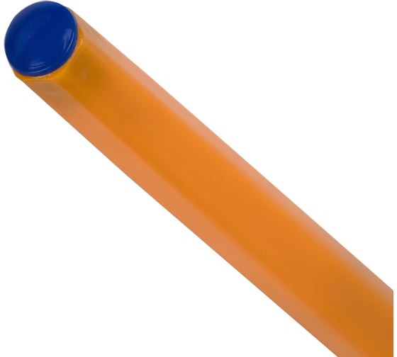 Шариковая ручка Staff Basic Orange Bp-01 письмо 750 м, синяя, длина корпуса 14 см, узел 1 мм 143740