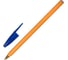 Шариковая ручка Basic Orange Bp-01 Staff, письмо 750 м, синяя, длина корпуса 14 см, узел 1 мм 50 шт 143740 2