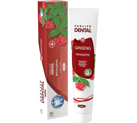 Гелевая зубная паста Luxlite DENTAL Женьшень 10520