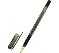 Ручка шариковая Munhwa MC Gold черная, 1.0 мм, грип BMC10-01