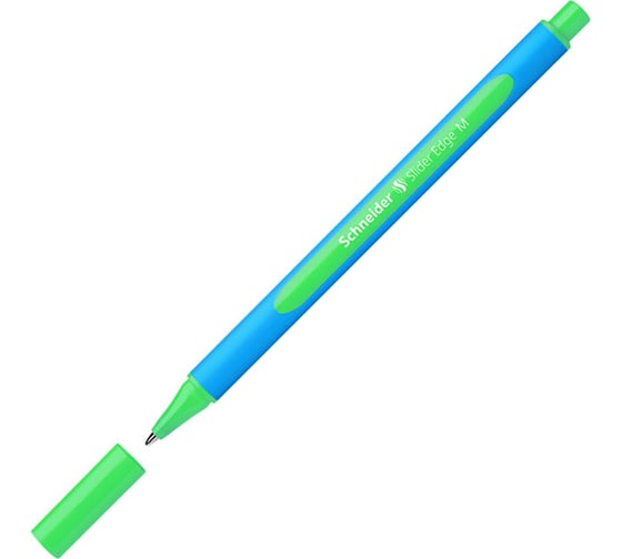 Ручка шариковая Schneider Slider Edge M зеленая, 1.0 мм, трехгранная 152104