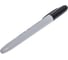 Маркер перманентный Crown "Multi Marker Super Slim" черный, пулевидный, 1мм, 12 шт. P-505F 3