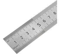 Линейка СТАММ 100 см, стальная, ПВХ чехол с европодвесом ЛН-30534