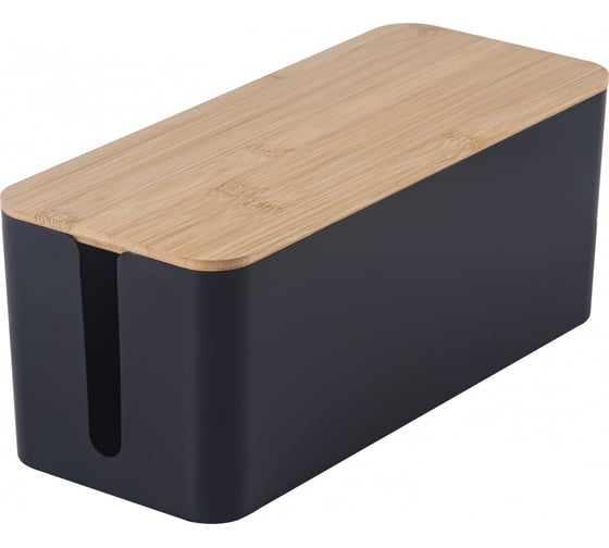 Органайзер CS-BOX-BL черный/бамбук Cactus 1895564