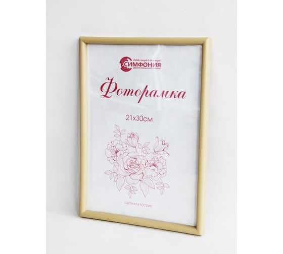 Фоторамкав пластиковой раме цвет бежевый 21x30 см Симфония РП-001(М-4) 1