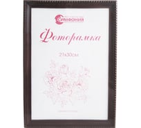 Фоторамка в пластиковой раме цвет венге 21x30 см Симфония РП-001(М1)