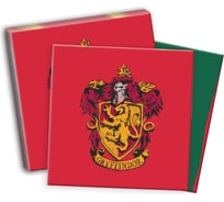 Салфетки бумажные ND Play Harry Potter трехслойные 33x33 см 20 шт гербы 286838