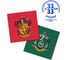 Салфетки бумажные ND Play Harry Potter трехслойные 33x33 см 20 шт гербы 286838 2