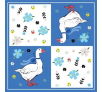 Салфетки бумажные ND Play трехслойные Гуси 1 33x33 см 20 шт 307895