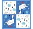 Салфетки бумажные ND Play трехслойные Гуси 1 33x33 см 20 шт 307895 1