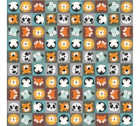Салфетки бумажные ND Play трехслойные Хэппи Зоо 33x33 см 20 шт 303032