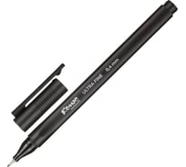 Линер Комус Ultra Fine 0.4 мм, черный, 12 шт. 1515765