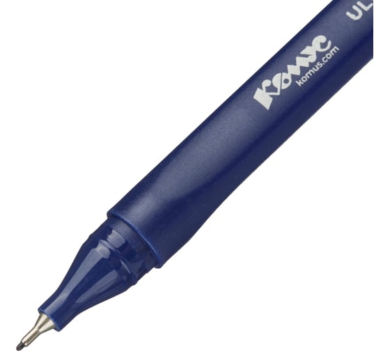 Линер Комус Ultra Fine 0.4 мм, синий, 12 шт. 1515766