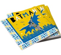 Batman Салфетки бумажные трехслойные желтые 33x33см 20шт ND Play 303414