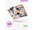 Салфетки бумажные трехслойные Кошки с ушками 33x33см 20шт ND Play 306000 2